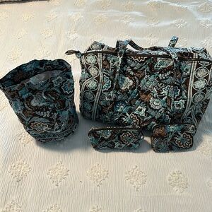 Vera Bradley duffle and accessory bags